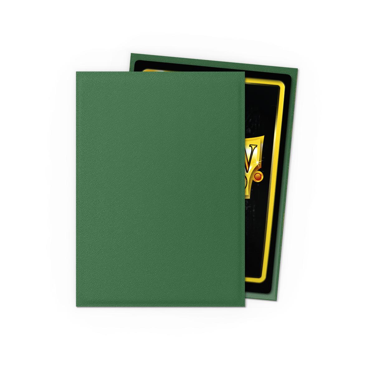 Dragon Shield Non-Glare Matte Sleeves - Standard Size - 100ct - Forest Green - Image 2