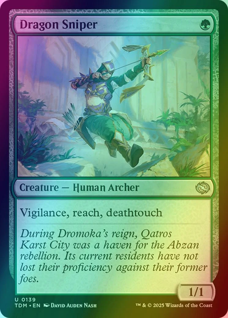 Dragon Sniper [139] [Tarkir: Dragonstorm] [Foil]