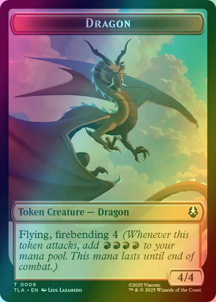 Dragon Token (09) // Food Token (19) [Avatar: The Last Airbender: Tokens] [Foil]