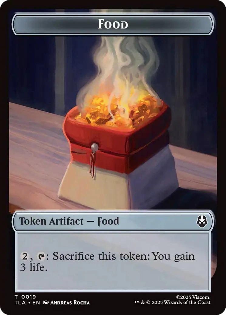 Ballistic Boulder Token (13) // Food Token (19) [Avatar: The Last Airbender: Tokens] [Non-Foil] - Image 2