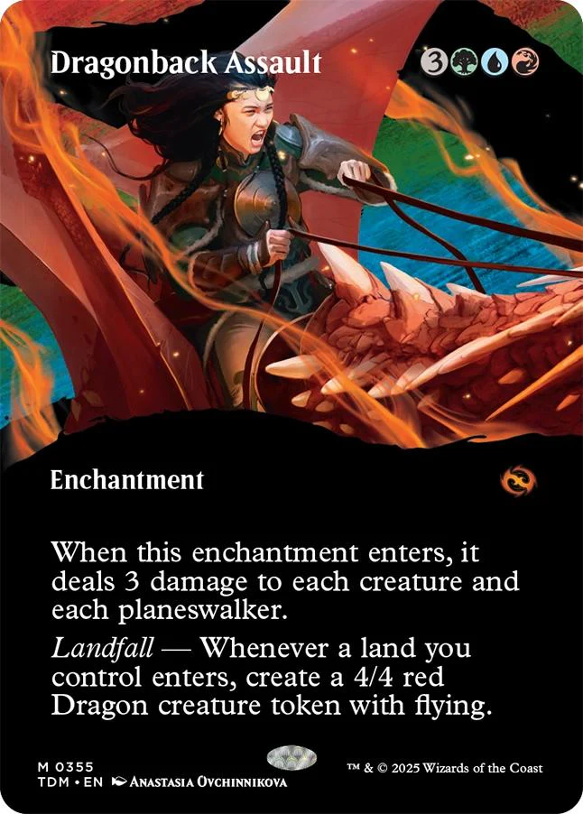 Dragonback Assault [355] [Borderless] [Clan] [Tarkir: Dragonstorm] [Non-Foil]
