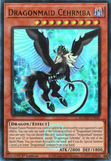 Dragonmaid Cehrmba - BLMM-EN048 - Ultra Rare - 1st Edition