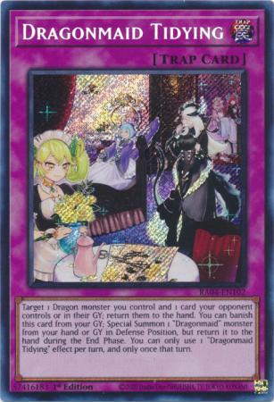 Dragonmaid Tidying - RA04-EN102 - Secret Rare - 1st Edition