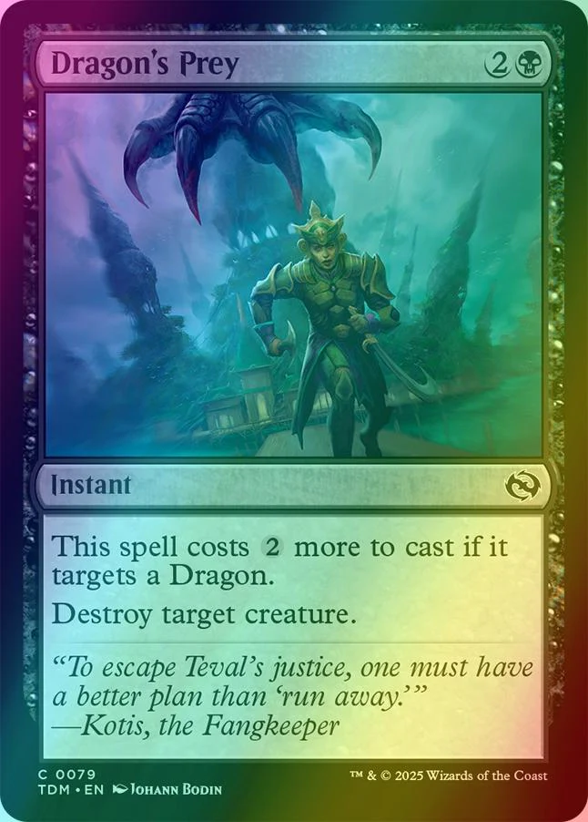 Dragon's Prey [79] [Tarkir: Dragonstorm] [Foil]