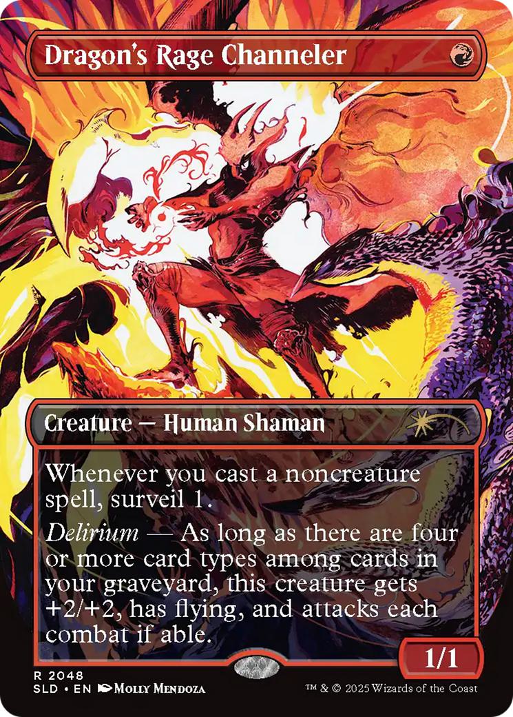 Dragon's Rage Channeler [2048] [Borderless] [Everything Is On Fire] [Secret Lair Drop] [Non-Foil]