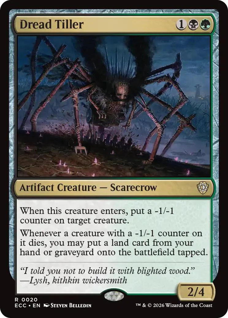 Dread Tiller [20] [Lorwyn Eclipsed: Commander] [Non-Foil]