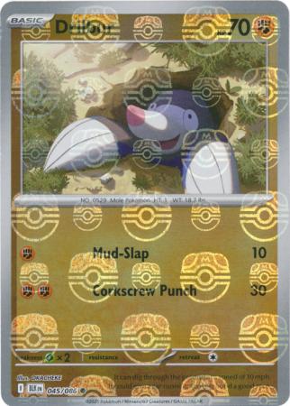 Drilbur - Master Ball Pattern - 045/086 - Common [sv105b-045] [Reverse Holo]