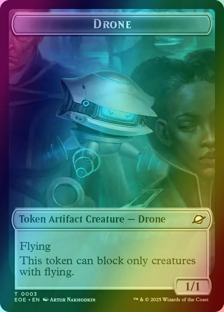 Drone Token (03) // Lander Token (05) [Edge of Eternities: Tokens] [Foil]