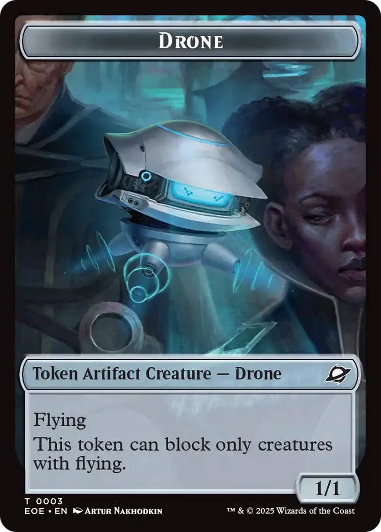 Drone Token (03) // Lander Token (06) [Edge of Eternities: Tokens] [Non-Foil]