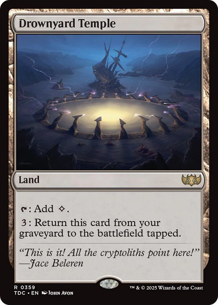 Drownyard Temple [359] [Tarkir: Dragonstorm: Commander] [Non-Foil]
