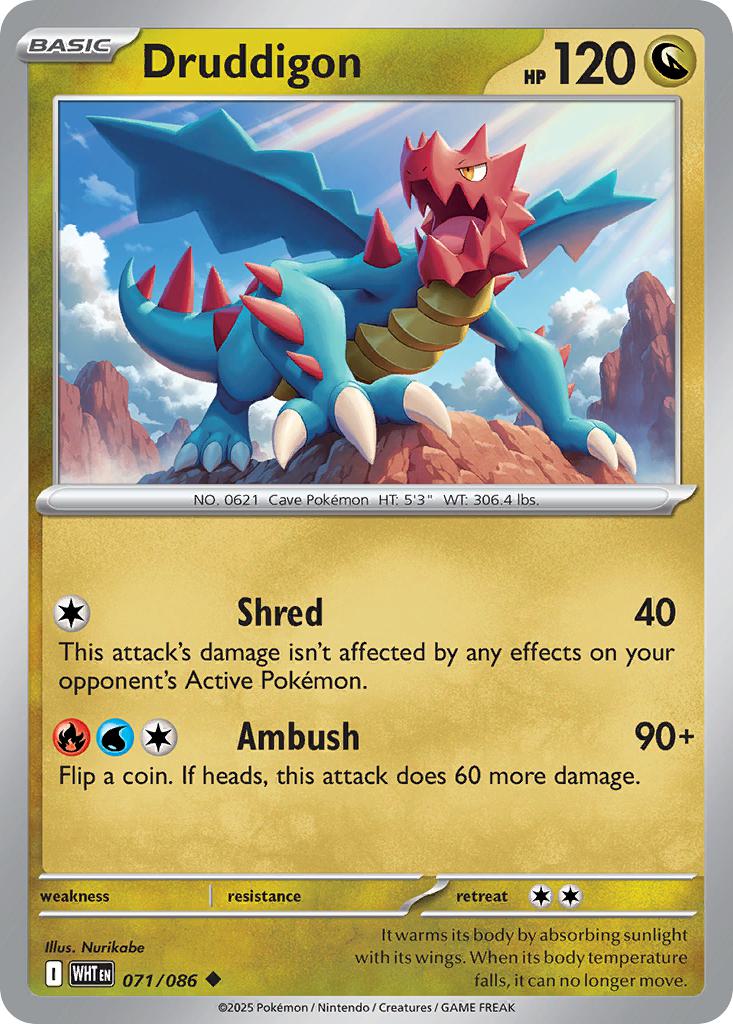 Druddigon - 071/086 - Uncommon [sv105w-071] [Non-Holo]