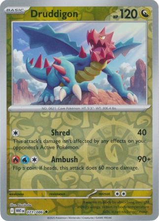 Druddigon - 071/086 - Uncommon [sv105w-071] [Reverse Holo]