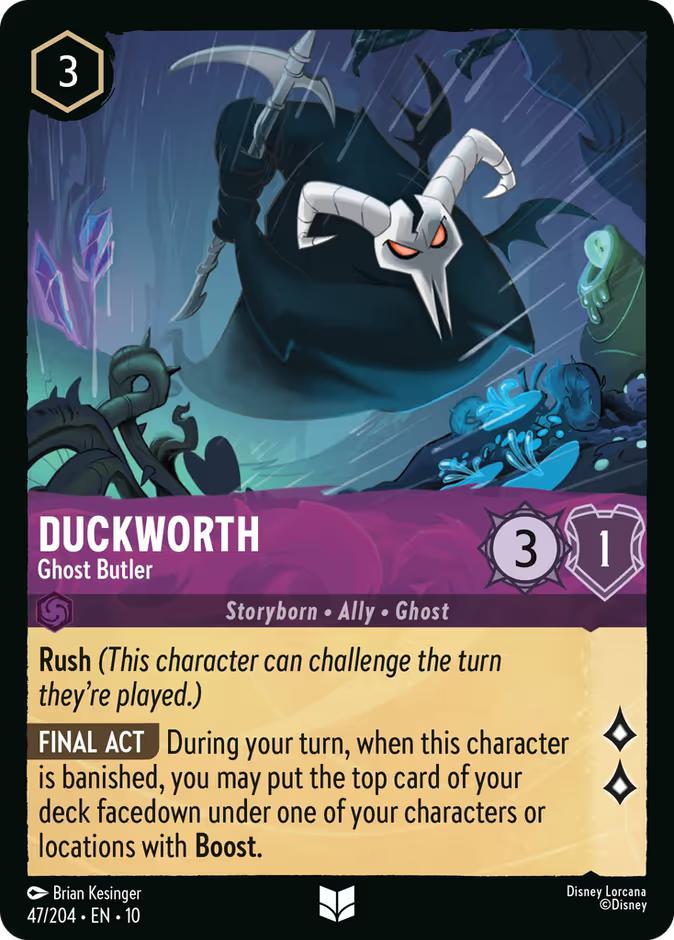Duckworth - Ghost Butler - 47/204 [Whispers in the Well] [Non-Foil]