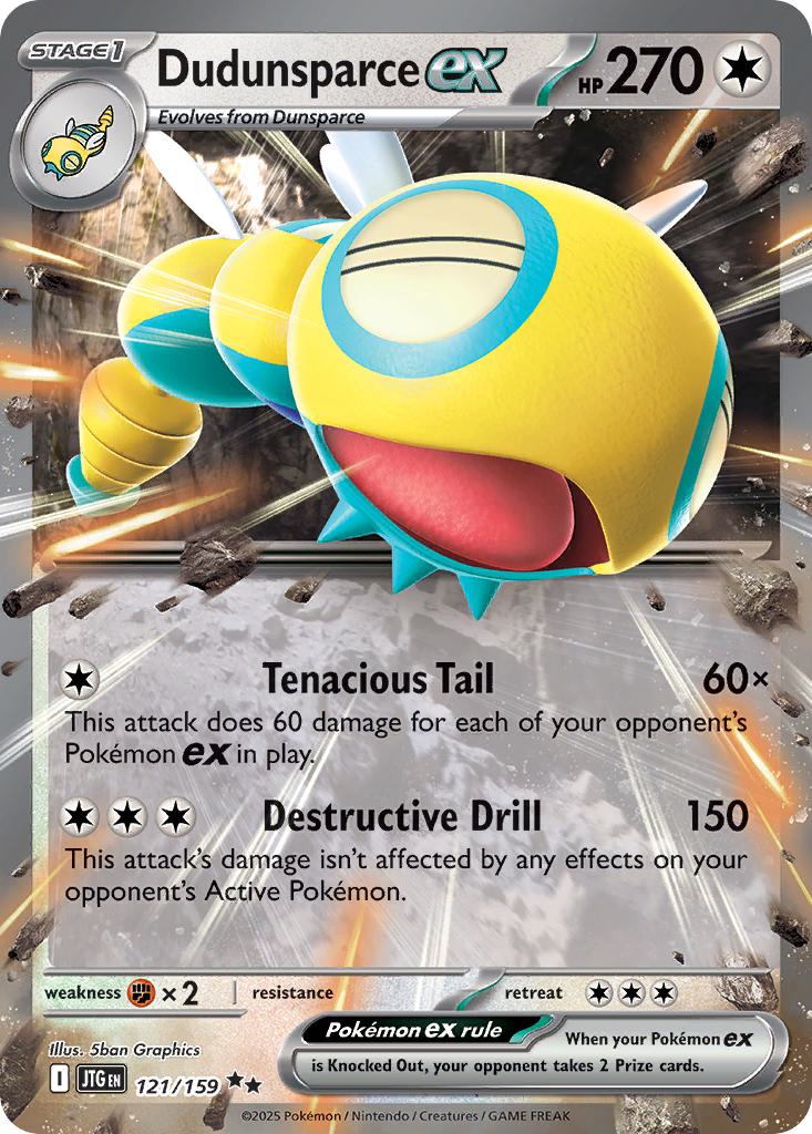 Dudunsparce ex - 121/159 - Double Rare [sv09-121] [Ultra]