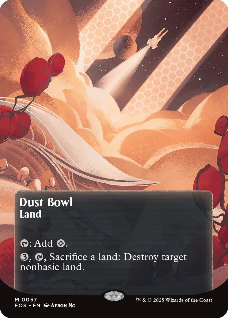 Dust Bowl [57] [Borderless] [Poster] [Edge of Eternities: Stellar Sights] [Non-Foil]