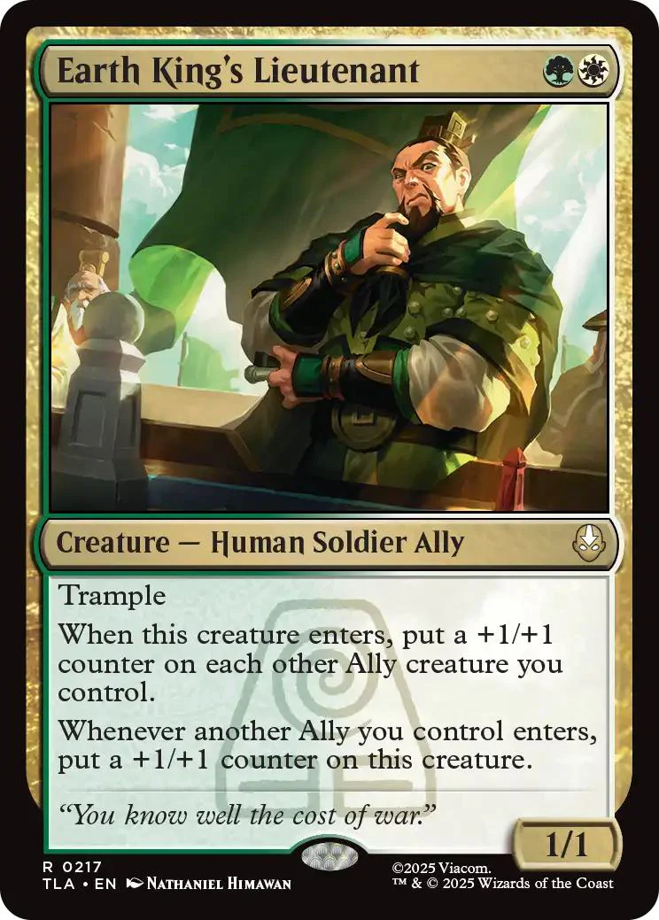 Earth King's Lieutenant [217] [Avatar: The Last Airbender] [Non-Foil]