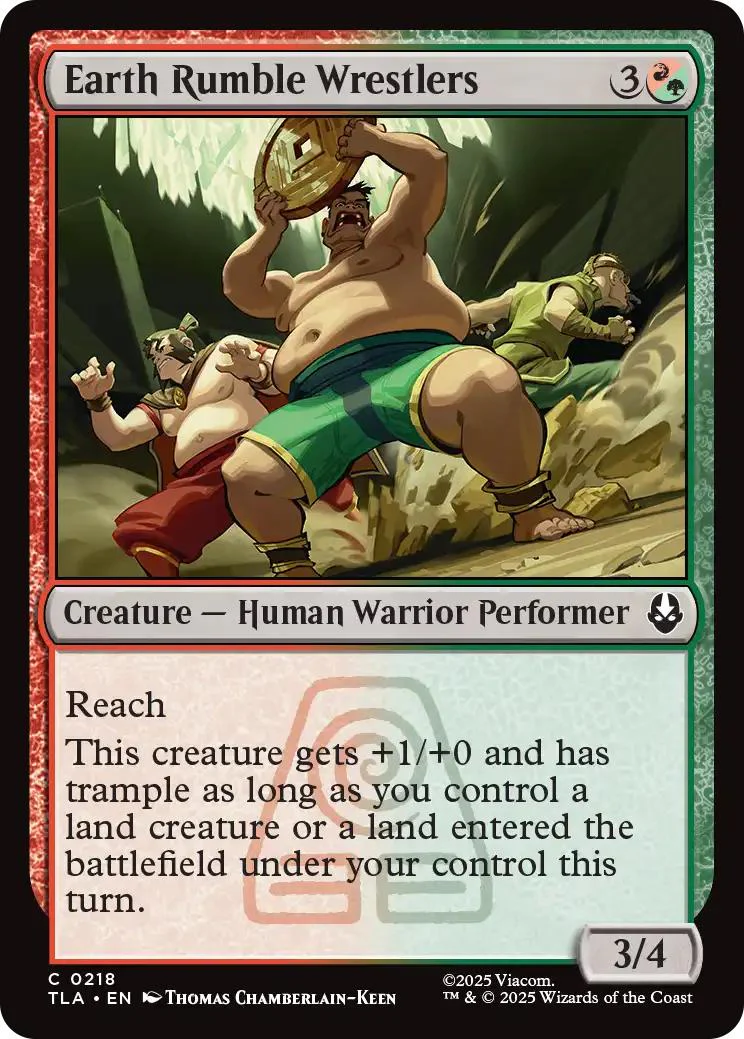 Earth Rumble Wrestlers [218] [Avatar: The Last Airbender] [Non-Foil]