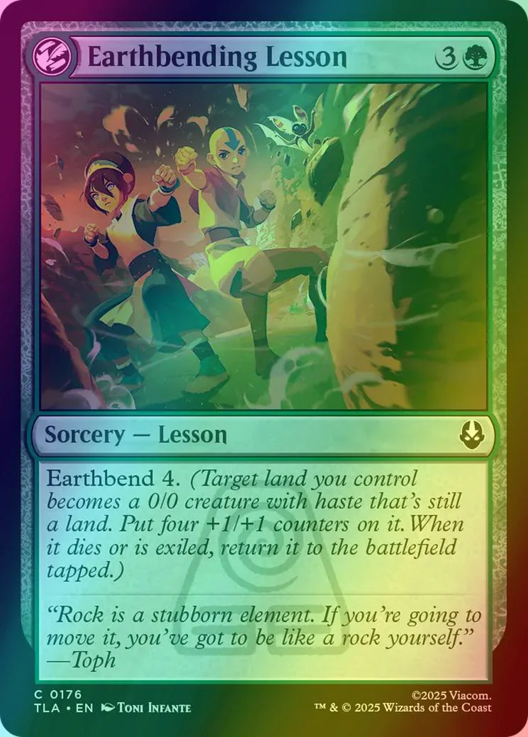 Earthbending Lesson [176] [Avatar: The Last Airbender] [Foil]