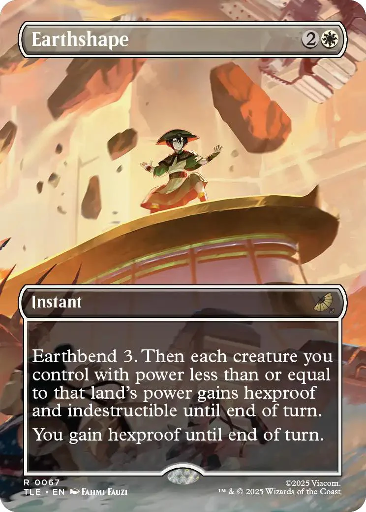 Earthshape [67] [Borderless] [Scene] [Avatar: The Last Airbender Eternal] [Non-Foil]