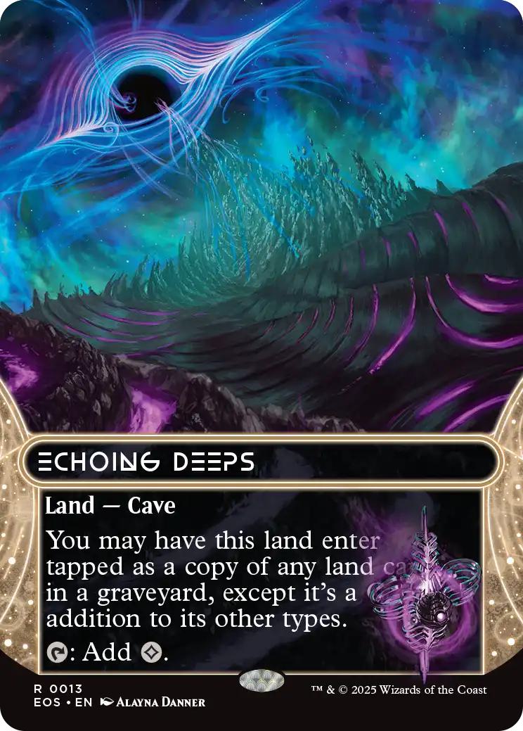 Echoing Deeps [13] [Borderless] [Edge of Eternities: Stellar Sights] [Non-Foil]