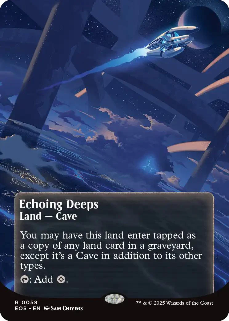 Echoing Deeps [58] [Borderless] [Poster] [Edge of Eternities: Stellar Sights] [Non-Foil]