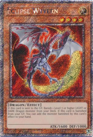 Eclipse Wyvern - RA04-EN177 - Platinum Secret Rare - 1st Edition