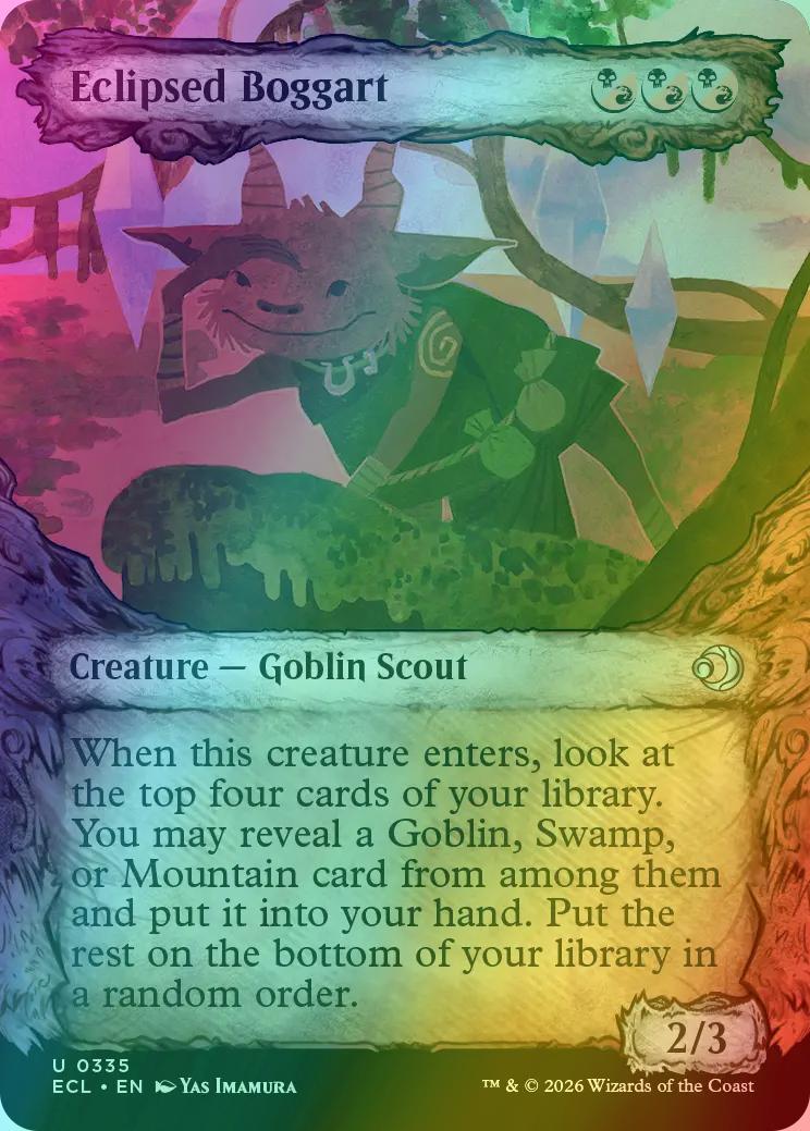 Eclipsed Boggart [335] [Fable Frame] [Lorwyn Eclipsed] [Foil]