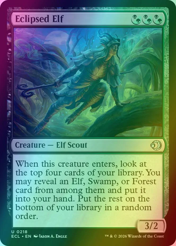 Eclipsed Elf [218] [Lorwyn Eclipsed] [Foil]