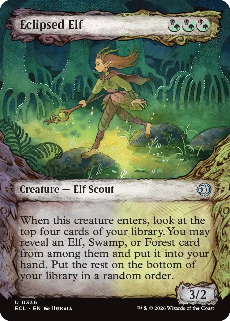 Eclipsed Elf [336] [Fable Frame] [Lorwyn Eclipsed] [Non-Foil]