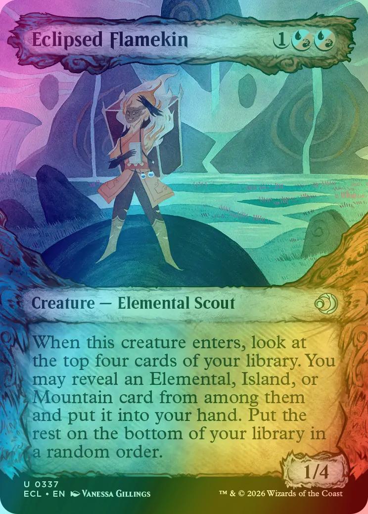 Eclipsed Flamekin [337] [Fable Frame] [Lorwyn Eclipsed] [Foil]