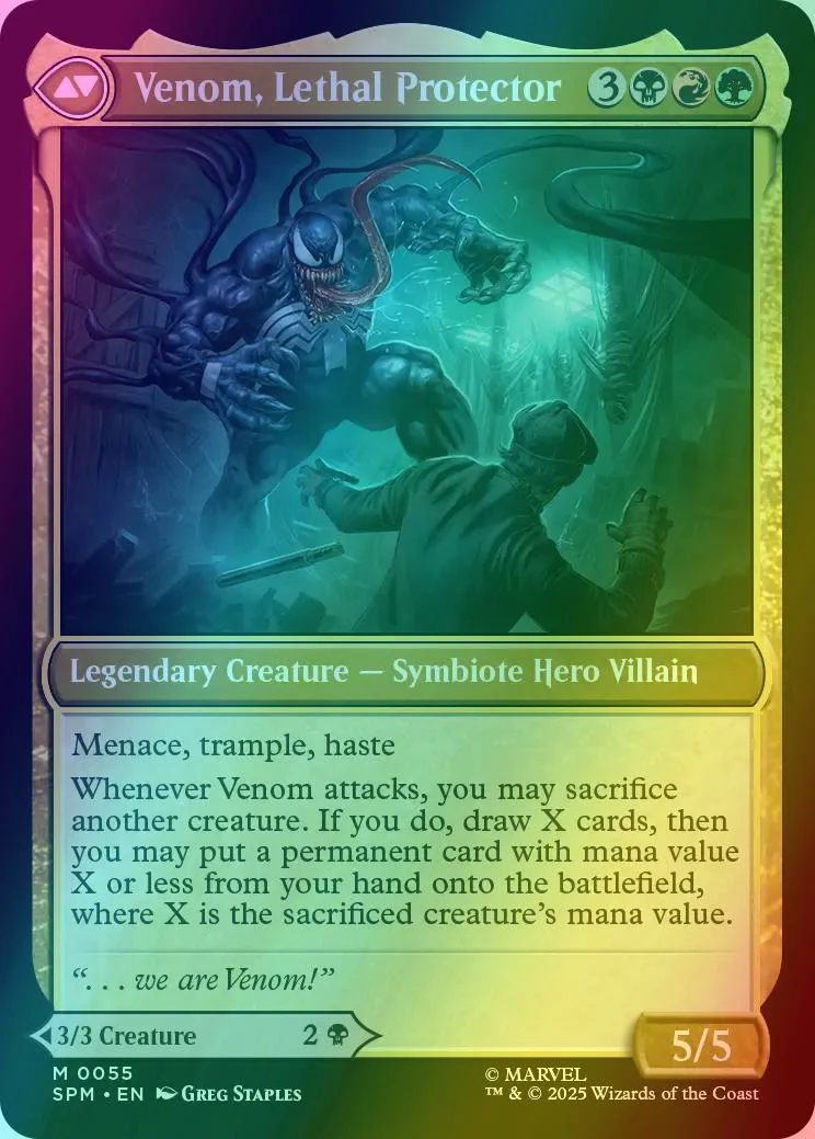 Eddie Brock // Venom, Lethal Protector [55] [Marvel's Spider-Man] [Foil] - Image 2