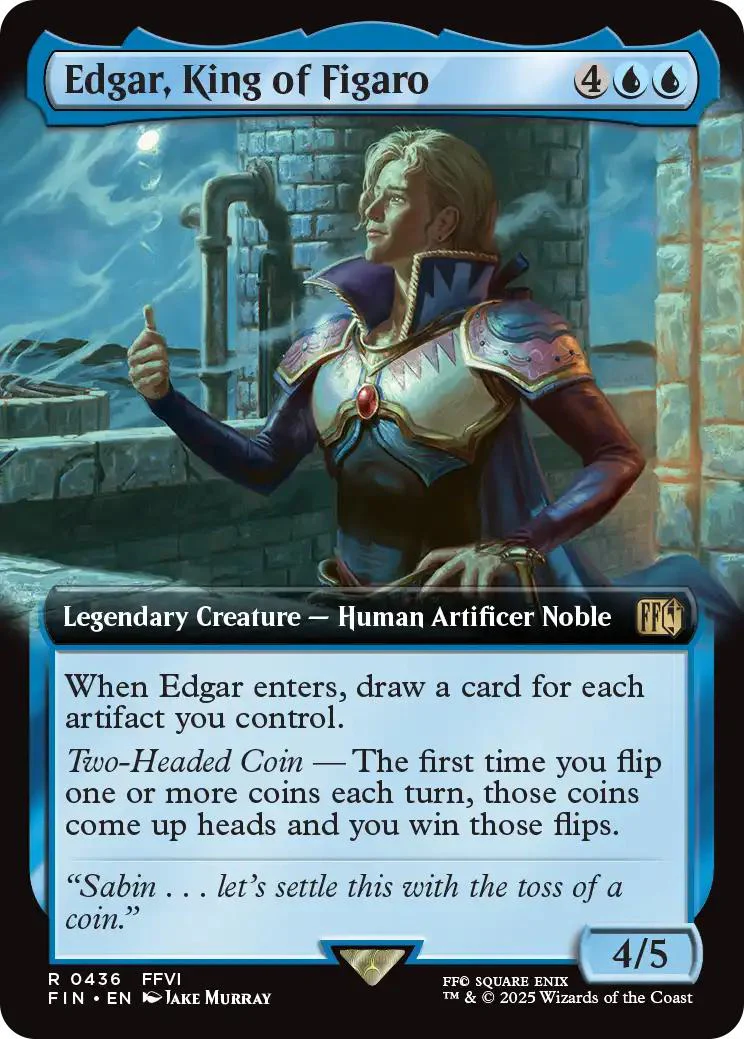 Edgar, King of Figaro [436] [Extended Art] [FINAL FANTASY] [Non-Foil]