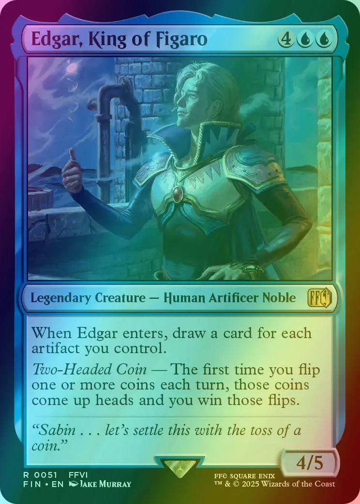 Edgar, King of Figaro [51] [FINAL FANTASY] [Foil]