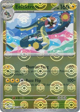 Eelektross - Poké Ball Pattern - 032/086 - Uncommon [sv105b-032] [Reverse Holo]