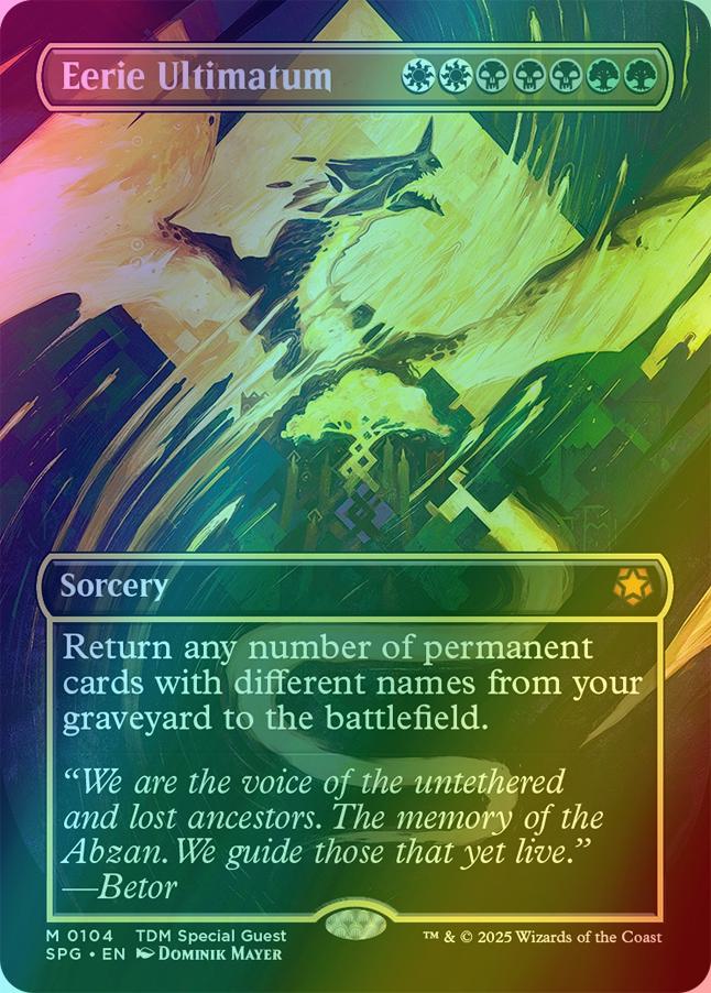 Eerie Ultimatum [104] [Borderless] [Special Guests] [Foil]