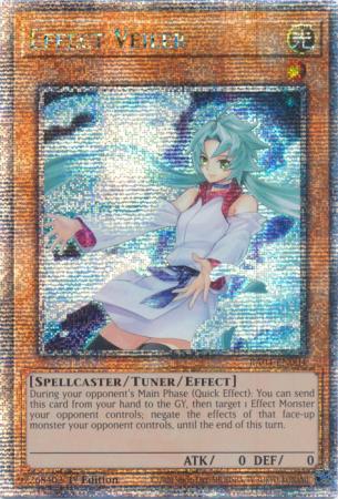 Effect Veiler - New Art - RA04-EN004 - Quarter Century Secret Rare - 1st Edition