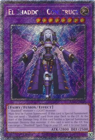 El Shaddoll Construct - RA04-EN229 - Platinum Secret Rare - 1st Edition