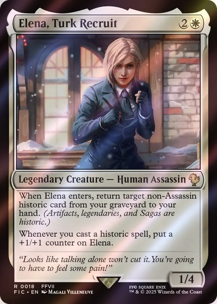 Elena, Turk Recruit [18] [FINAL FANTASY: Commander] [Surge Foil]