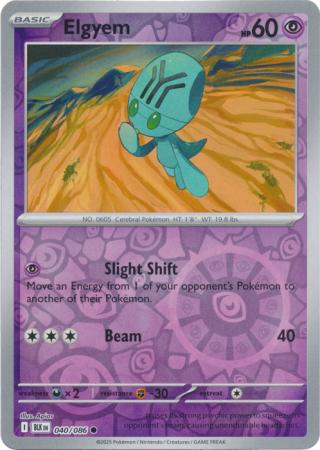 Elgyem - 040/086 - Common [sv105b-040] [Reverse Holo]