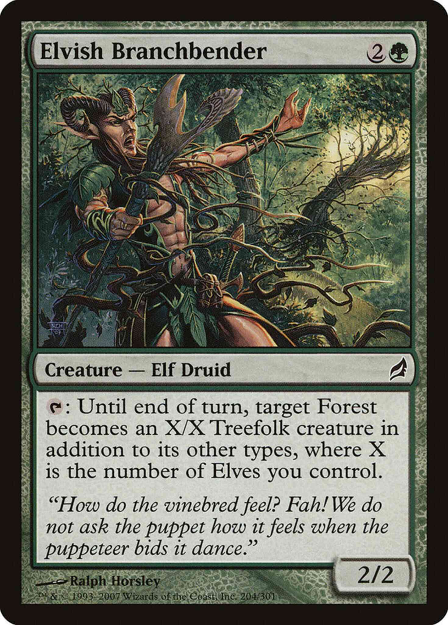 Elvish Branchbender [204] [Lorwyn] [Non-Foil]