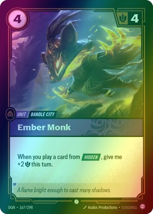 Ember Monk - 167/298 [Origins] [Foil]