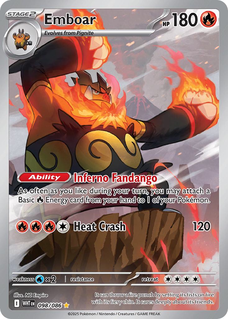 Emboar - 098/086 - Illustration Rare [sv105w-098] [Ultra]