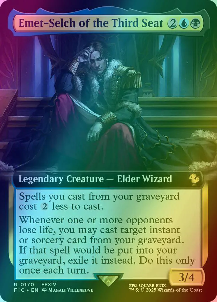 Emet-Selch of the Third Seat [170] [Extended Art] [FINAL FANTASY: Commander] [Foil]