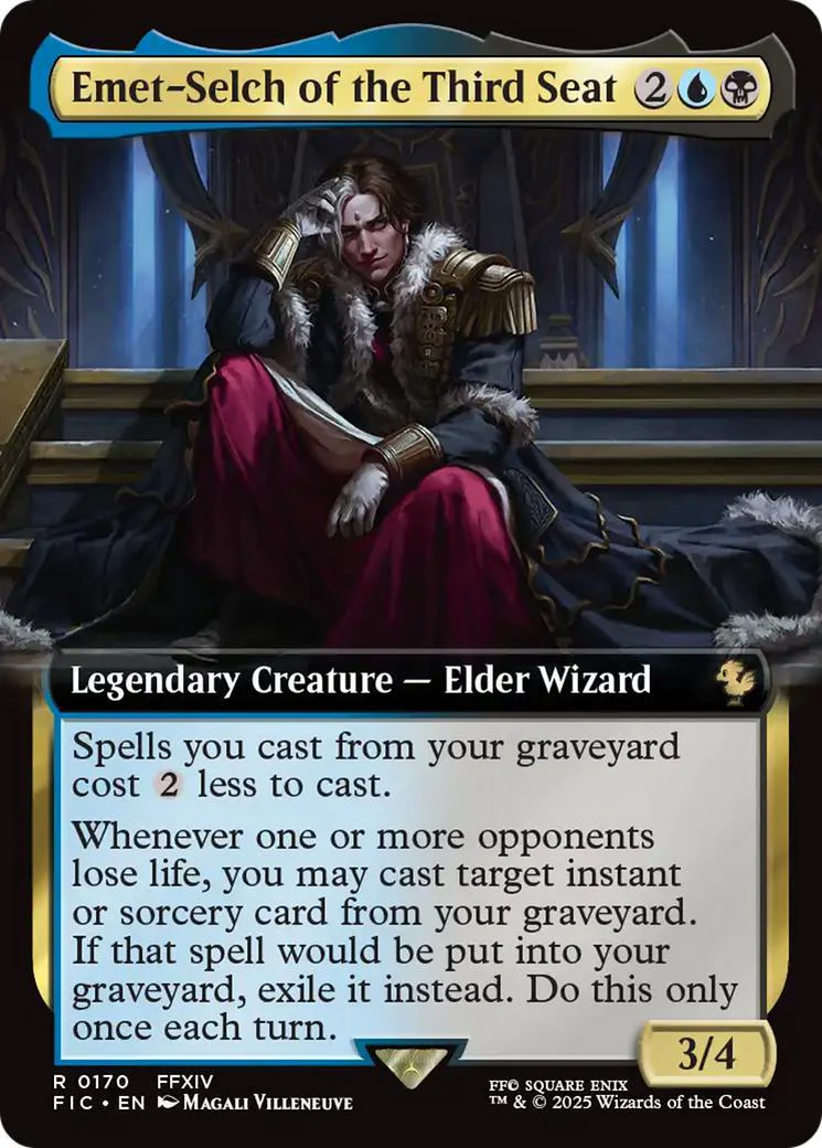 Emet-Selch of the Third Seat [170] [Extended Art] [FINAL FANTASY: Commander] [Non-Foil]