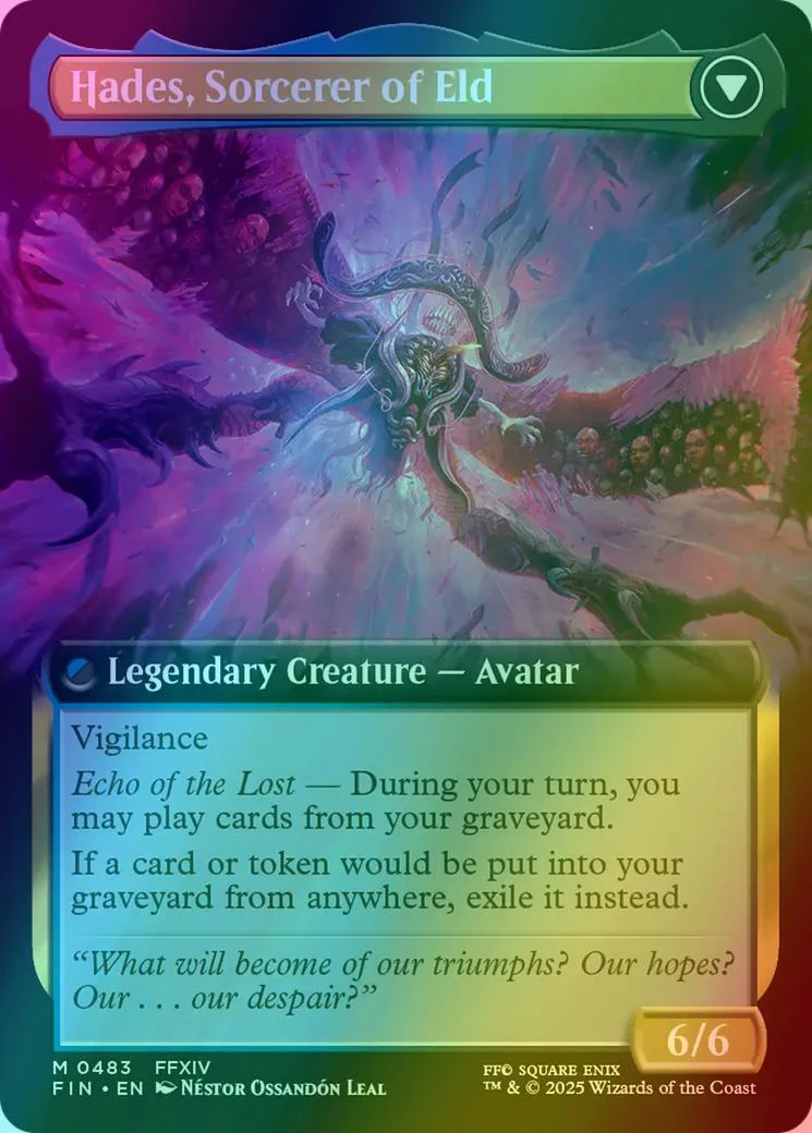 Emet-Selch, Unsundered // Hades, Sorcerer of Eld [483] [Extended Art] [FINAL FANTASY] [Foil] - Image 2