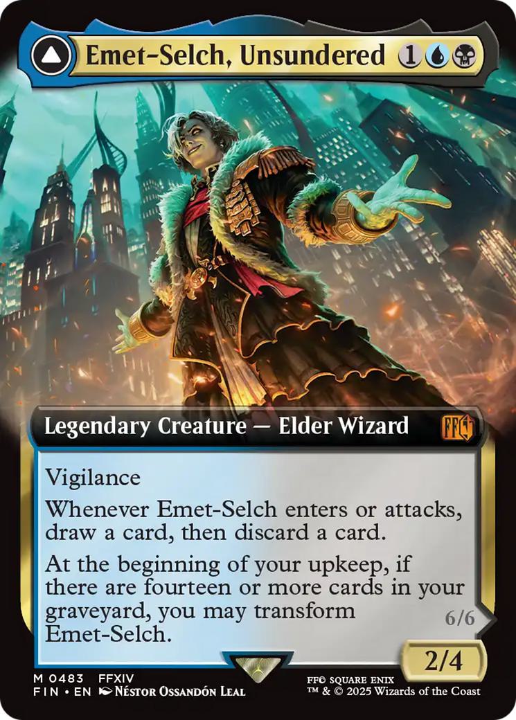 Emet-Selch, Unsundered // Hades, Sorcerer of Eld [483] [Extended Art] [FINAL FANTASY] [Non-Foil]