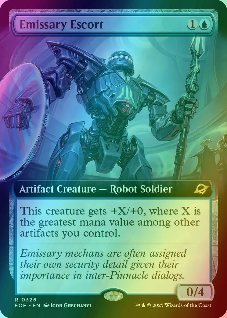 Emissary Escort [326] [Extended Art] [Edge of Eternities] [Foil]