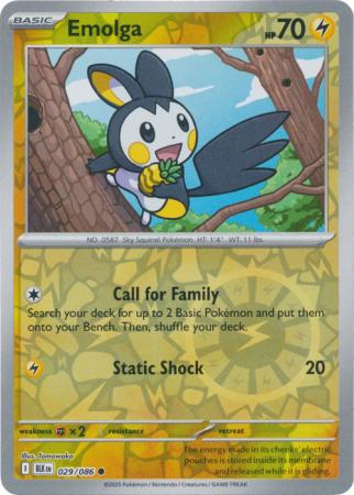 Emolga - 029/086 - Common [sv105b-029] [Reverse Holo]