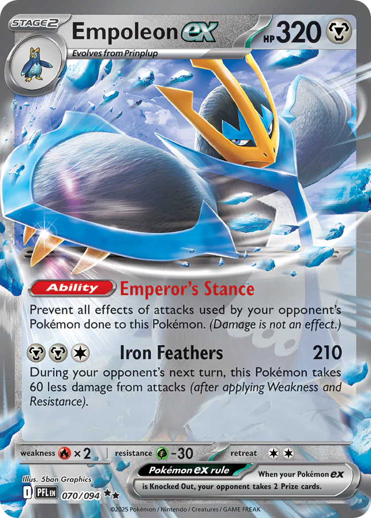 Empoleon ex - 070/094 - Double Rare [me02-070] [Ultra]