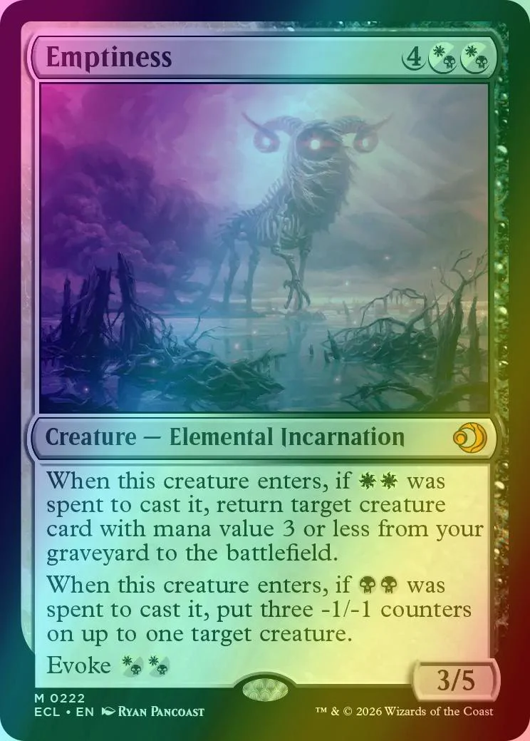 Emptiness [222] [Lorwyn Eclipsed] [Foil]